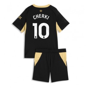 Manchester City Rayan Cherki #10 Replika Bortatröja Barn 2026-27 Kortärmad (+ Korta byxor)